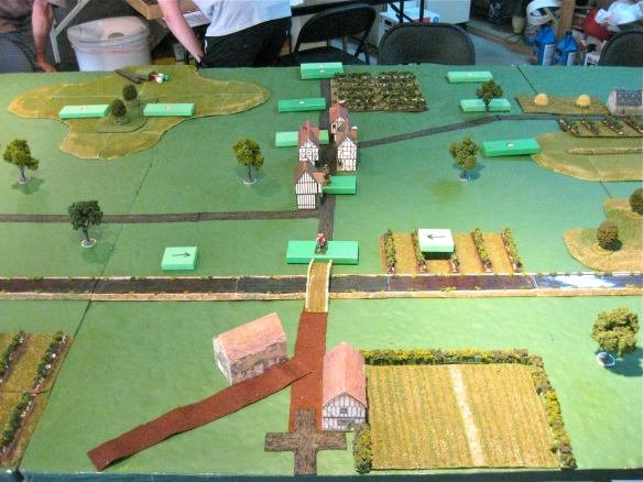 Another Austrian deployment view from the arriving French republican perspective.