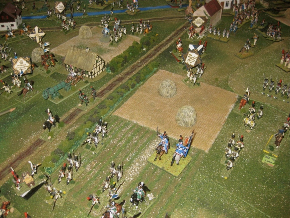 After the charges... the Westphalian center is broken and scattered with several battalions run down.