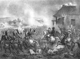 Battle of Gilly 1815 with Napoleon near the Farm Grand Drieu.