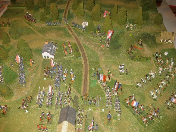 1840 hours French turn done. One Prussian square breaks from losses taking the Prussian artillery crew with them. 