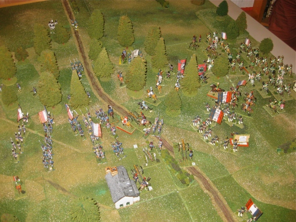 1940 hours. With the French shock assaults completed, the Prussian battalions are falling back.