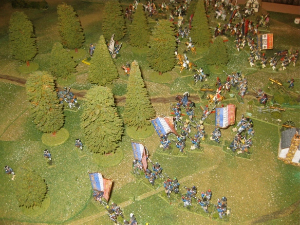 1940 hours shows the French left advance and Prussian fusilier battalion skirmishing. 