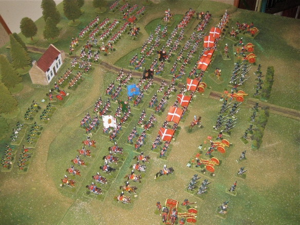 Right flank view of the Danish army.